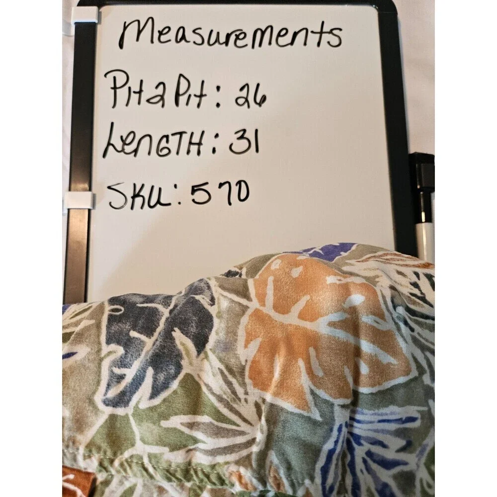 M.E Sport Hawaiian Shirt Mens XXL Palm LeavesCasual short sleeve buttons pocket
